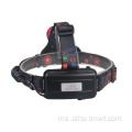 Laser Headlamp Zoom Head Obor dengan Penunjuk Laser